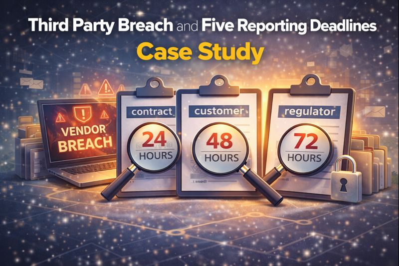 Third Party Breach and Five Reporting Deadlines Case Study